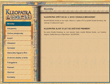 Tablet Screenshot of kleopatra-muzikal.cz